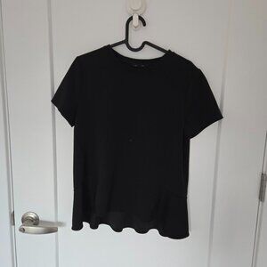 Banana republic peplum top